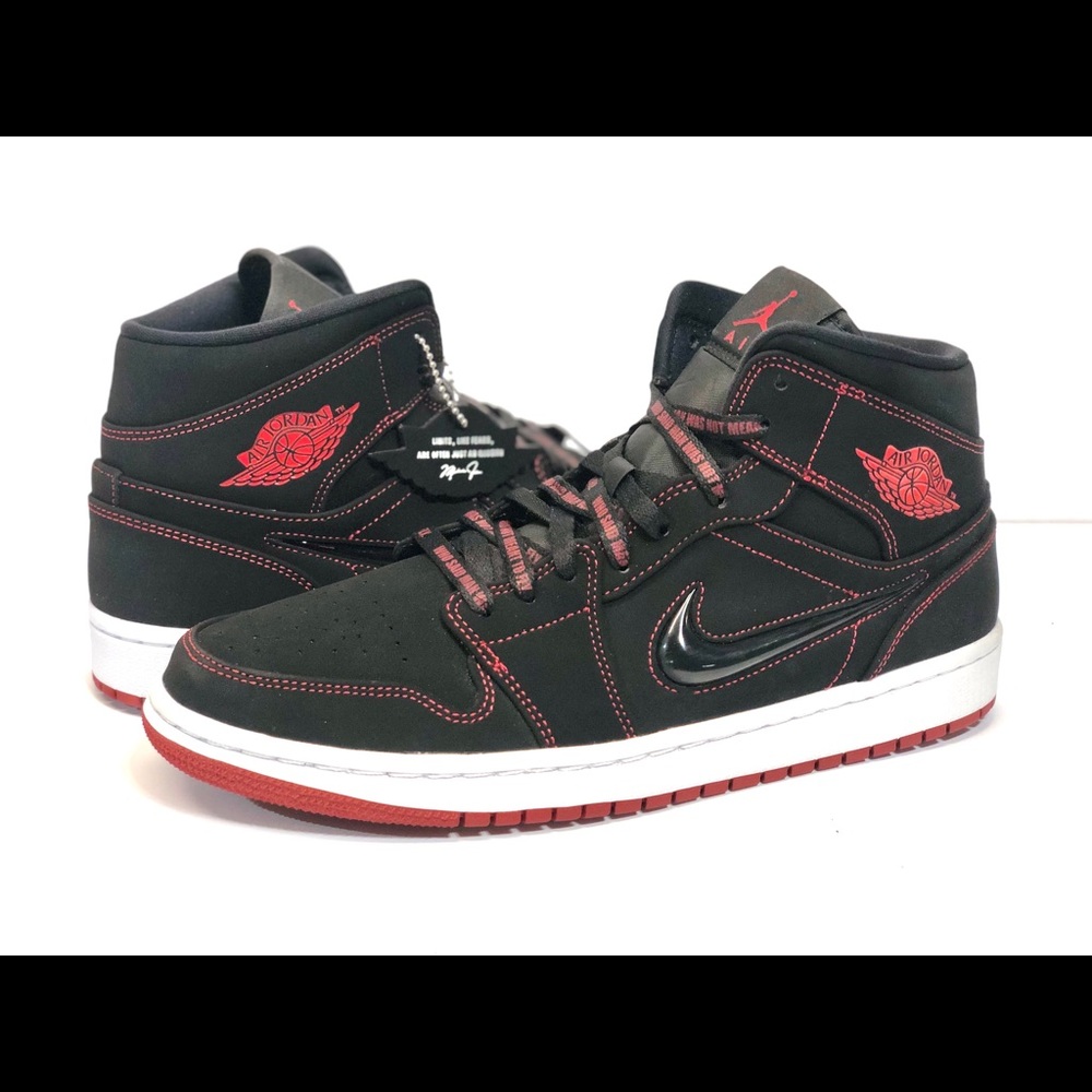 Air Jordan 1 Mid Fearless Come Fly With Me - Picture 1 of 9
